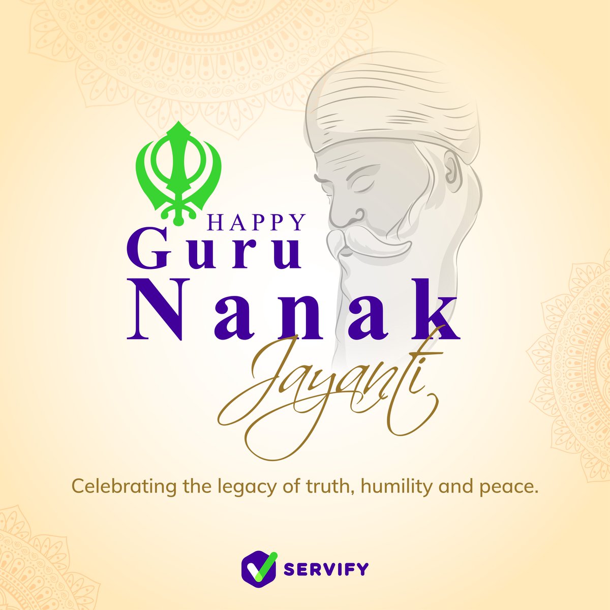 Embracing the spirit of harmony and kindness on this sacred day. Happy Guru Nanak Jayanti!
#GuruNanakDevJi #Spirituality #Peace #Love #Harmony #Kindness