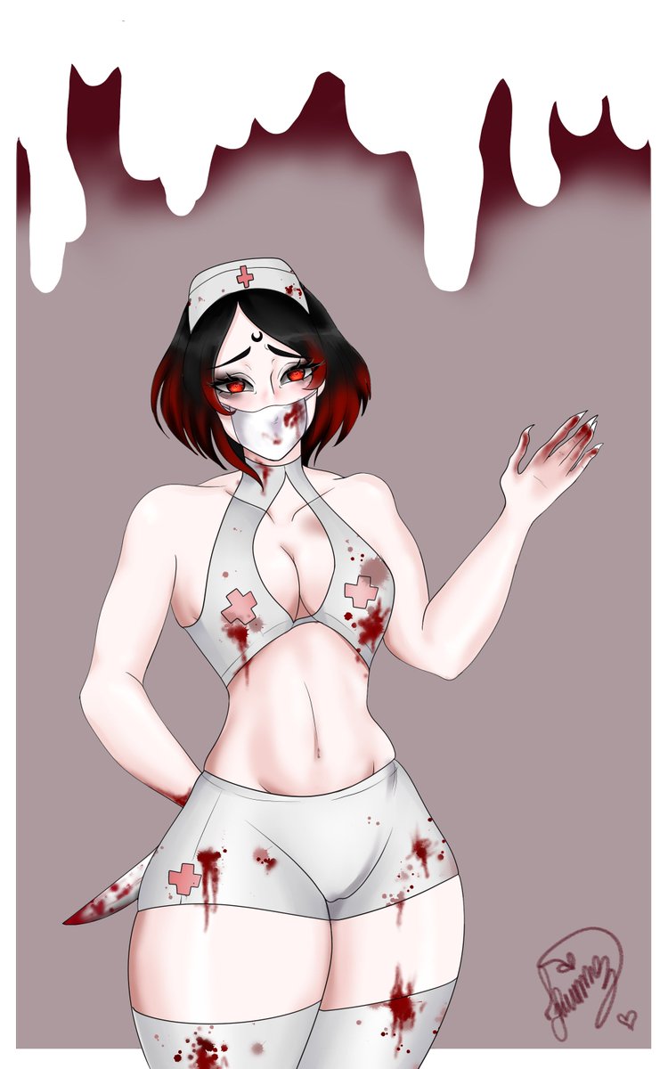 lu_meyrink's tweet photo. Atrasado mas postando... #fyp #nurse #halloweenart https://t.co/doFMtKpaJn
