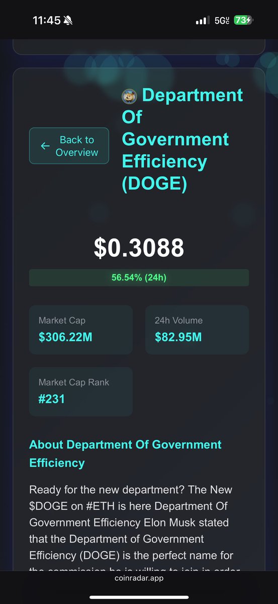 This is the real #Crypto #Dogecoin 

coinradar.app