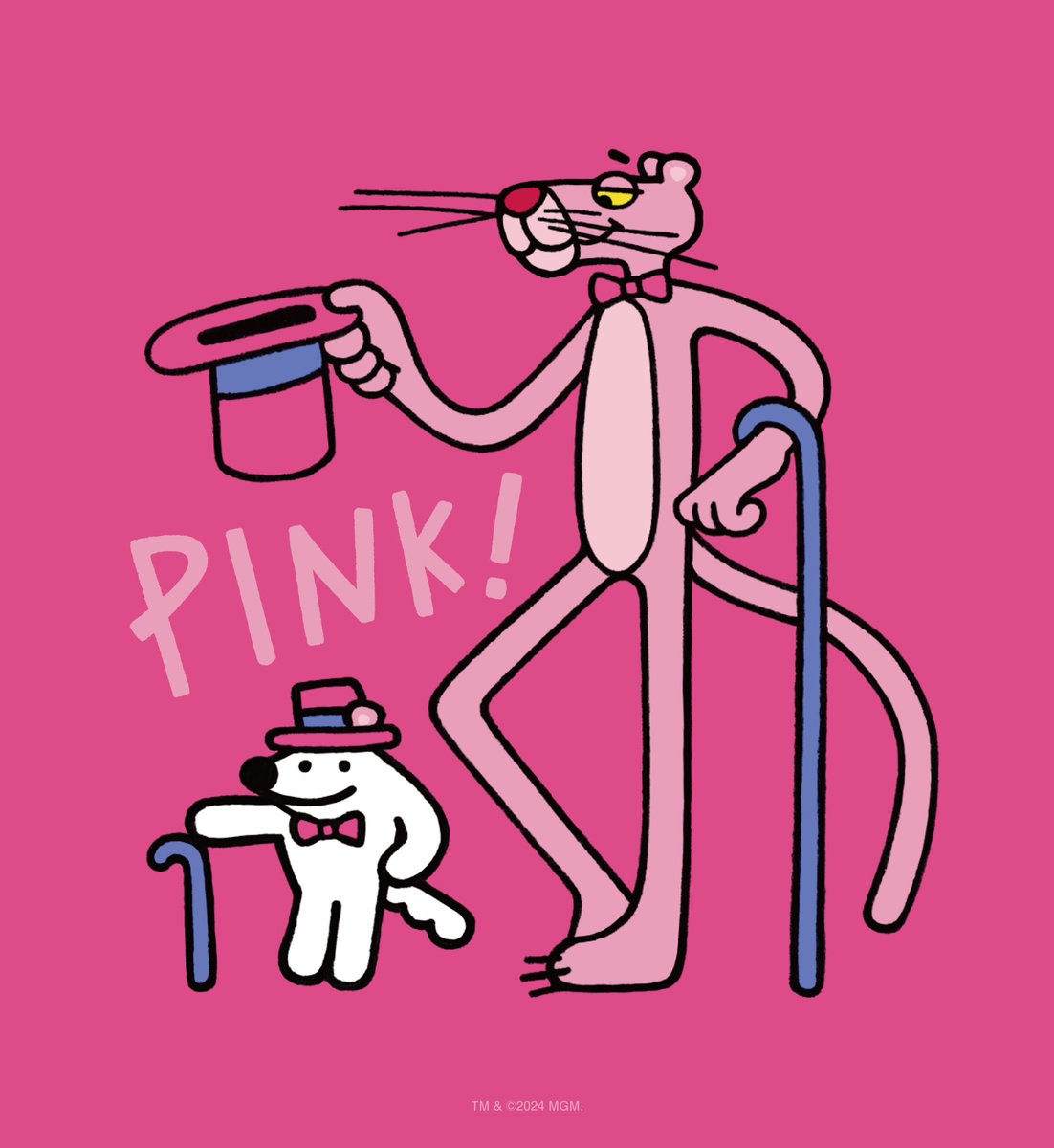 Celebrate 60 Years of the Pink Panther」にてコラボイラストを制作
