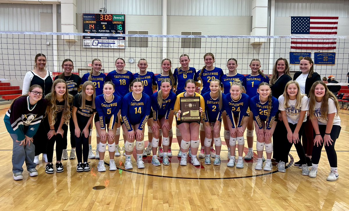 Congrats to the Lady Warriors! 3 straight State B’s! Go Big Blue!🏐🏐🏐