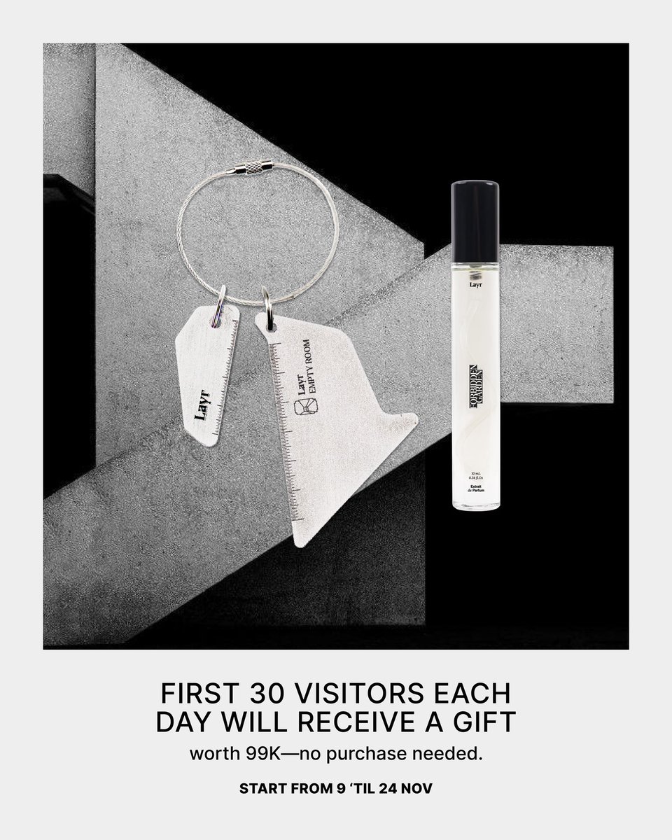 We have our IN-STORE EXCLUSIVE FRAGRANCE, also called Empty Room &amp; some other in-store offers &amp; deals! 🙌🏻

Head to our store to sniff Empty Room fragrance, trade your perfumes &amp; get freebies! 🖤

📍Pondok Indah Mall 3, LG East