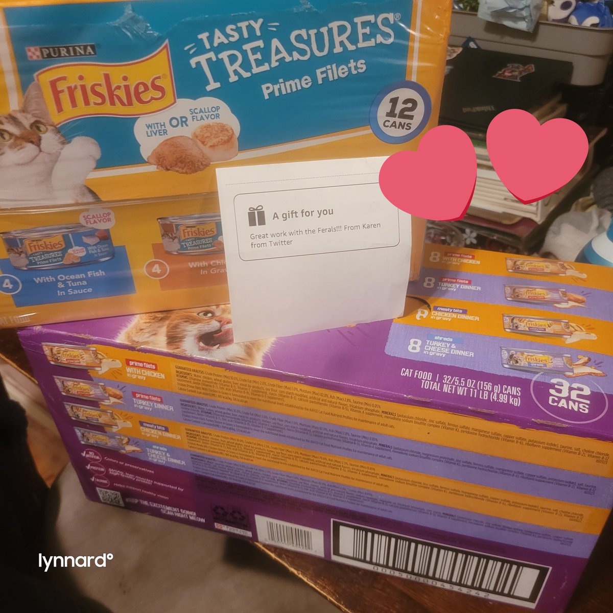 lynnslagle42's tweet photo. Thank you so so so much Karen!!!!!!! I appreciate it very much and the ferals will absolutely love this food! #ferallivesmatter #feralcolony #lovemyferals #tnrworks #tnrsaveslives #supporttnr #thankyou https://t.co/JAYW7upk5j