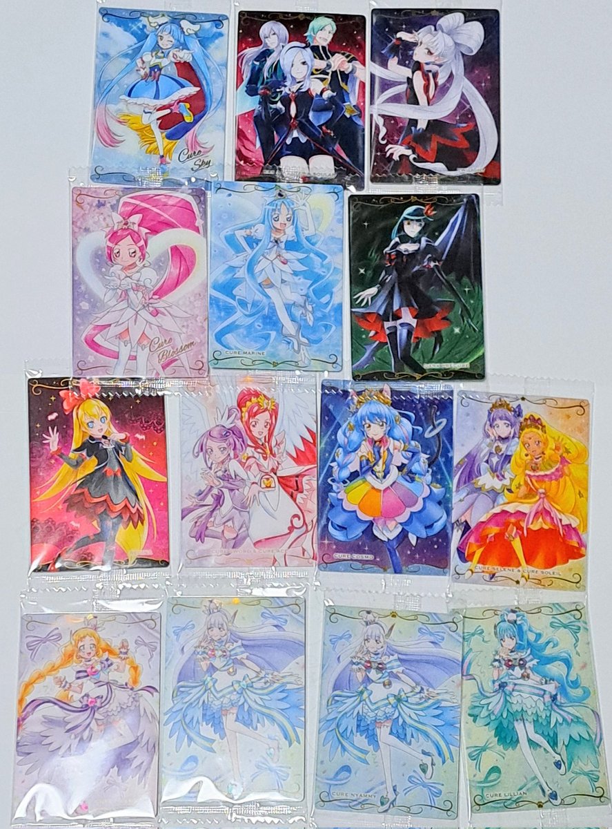 brain0141's tweet photo. @1 【交換】プリキュア カード ウエハース 9 10

譲…画像

求…SSR：ハートキャッチ
異種サンシャイン、ピース、ビューティ

郵送交換のみ。 https://t.co/idI9OPqPkl