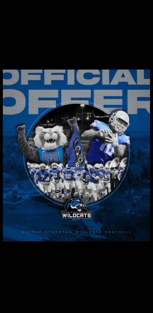 sam_mullis07's tweet photo. Blessed to have received my fourth offer from Culver-Stockton College💙🤍!! https://t.co/hzx3Id5TrY