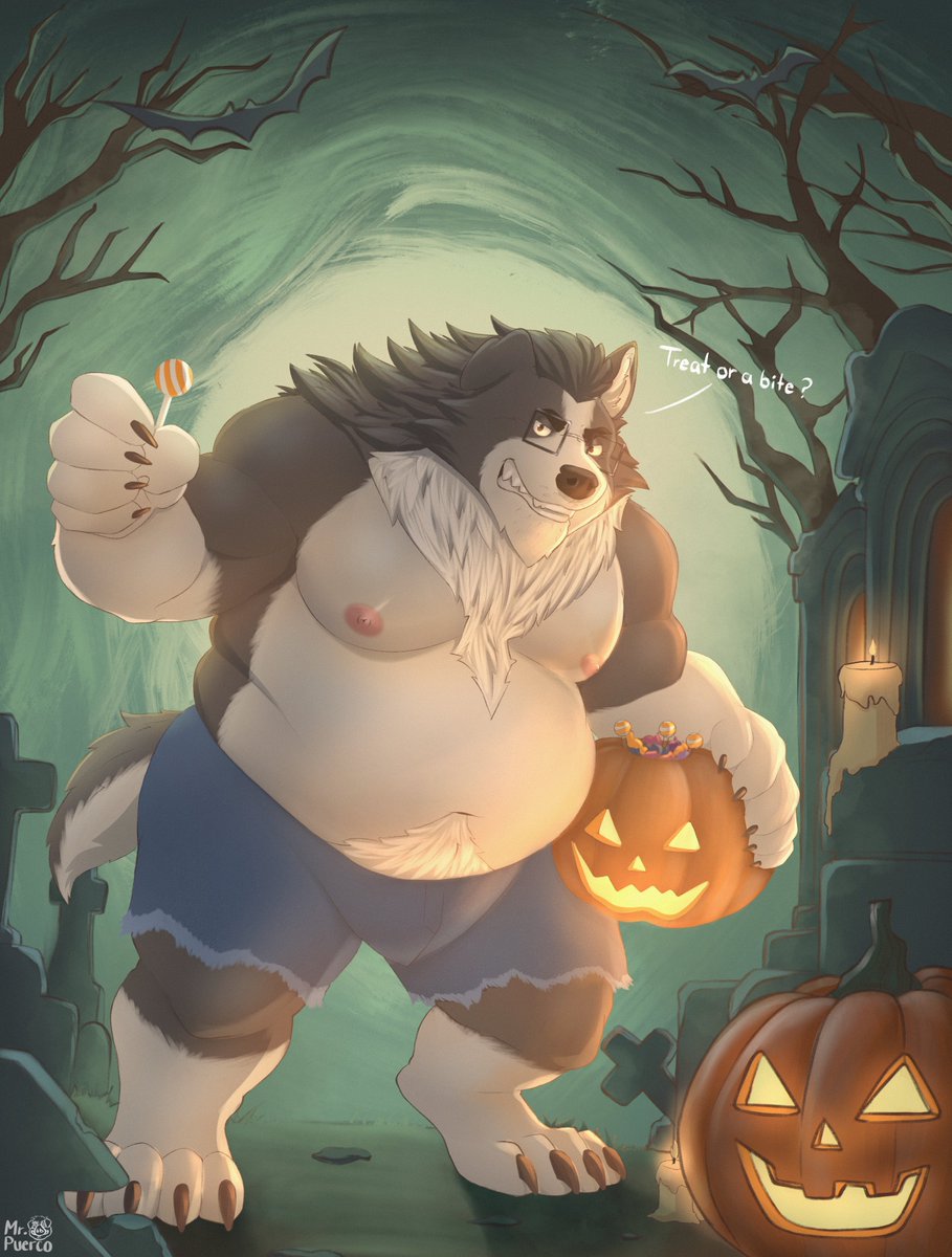 Mr. Puerco (Comms Closed)🔞🐽 (@mrpuercoart) on Twitter photo Gift for <a href="/BennyCartoonist/">BENNY.exe🔜 PAWSTRAL 2025</a> ❤️ He turned into a werewolf! 🎃
I know it's really late to hand this in after the deadline, but I was a bit absent due to some matters, good night~
#halloween2024 Gift for <a href="/BennyCartoonist/">BENNY.exe🔜 PAWSTRAL 2025</a> ❤️ He turned into a werewolf! 🎃
I know it's really late to hand this in after the deadline, but I was a bit absent due to some matters, good night~
#halloween2024