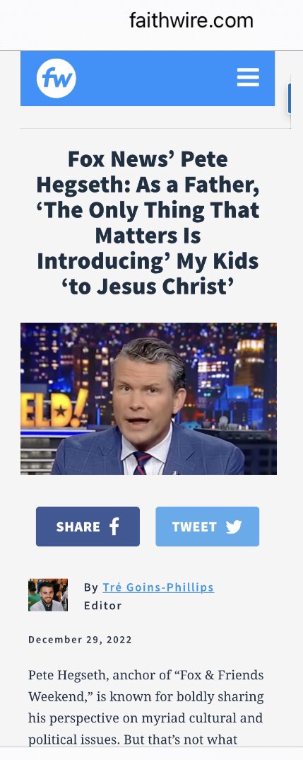 HeatherMoAndCo's tweet image. Meet Trump’s new Defense Secretary. Just a clown show of unqualified Nazis and Christo-fascists. #RIPAmerica #AmericanFascism #PeteHegseth