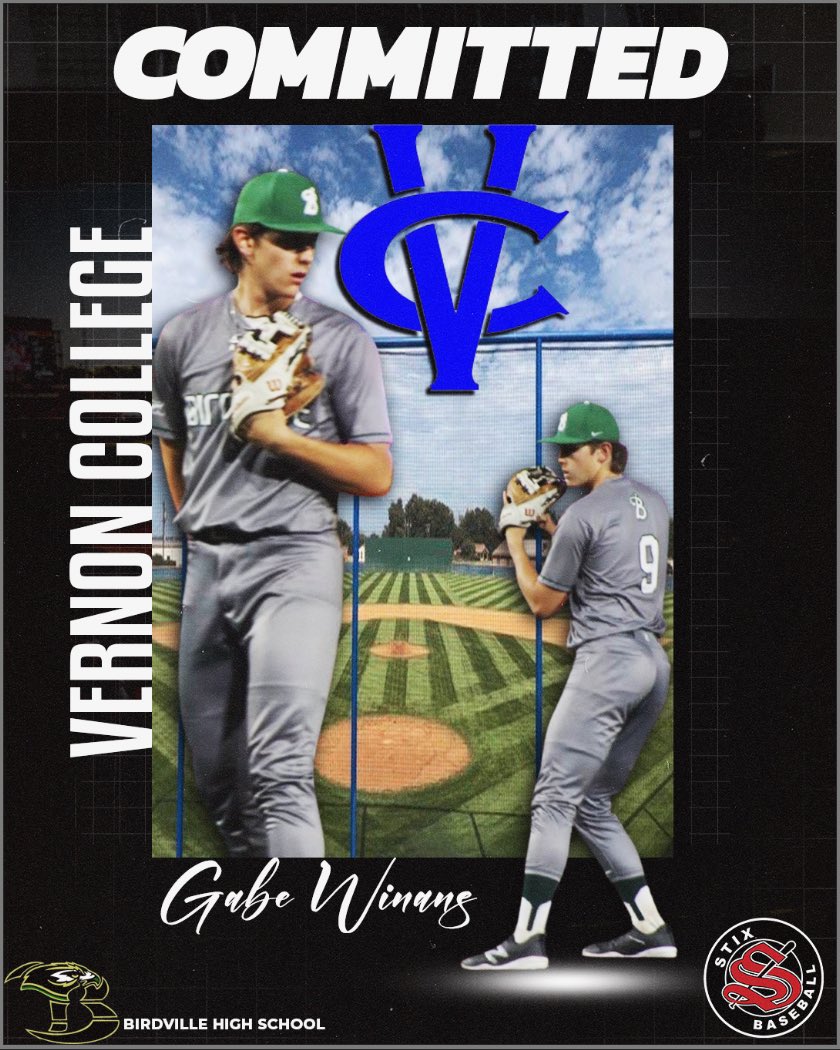 Stix Baseball (@stixbaseballtx) on Twitter photo Congratulations to Gabe Winans on his commitment to <a href="/VernonCollege/">Vernon College</a> ‼️
#STIXFAM | #STIXCOMMIT Congratulations to Gabe Winans on his commitment to <a href="/VernonCollege/">Vernon College</a> ‼️
#STIXFAM | #STIXCOMMIT