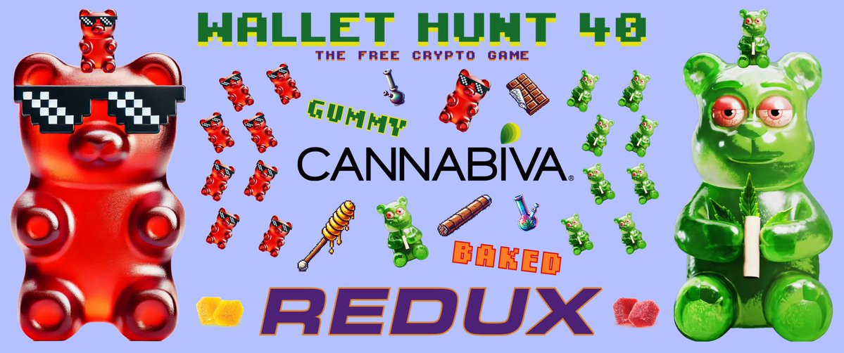 realWalletHunt's tweet photo. 🔁🪩 Wallet Hunt 40 Redux for $GUMMY + $BAKED is live!

@CannabivaCBD $HUNT

⬇️ Posts related to the Wallet Hunt 40 Redux are below.

https://t.co/VuupXk6cGB https://t.co/Mbl2Z5dO1H