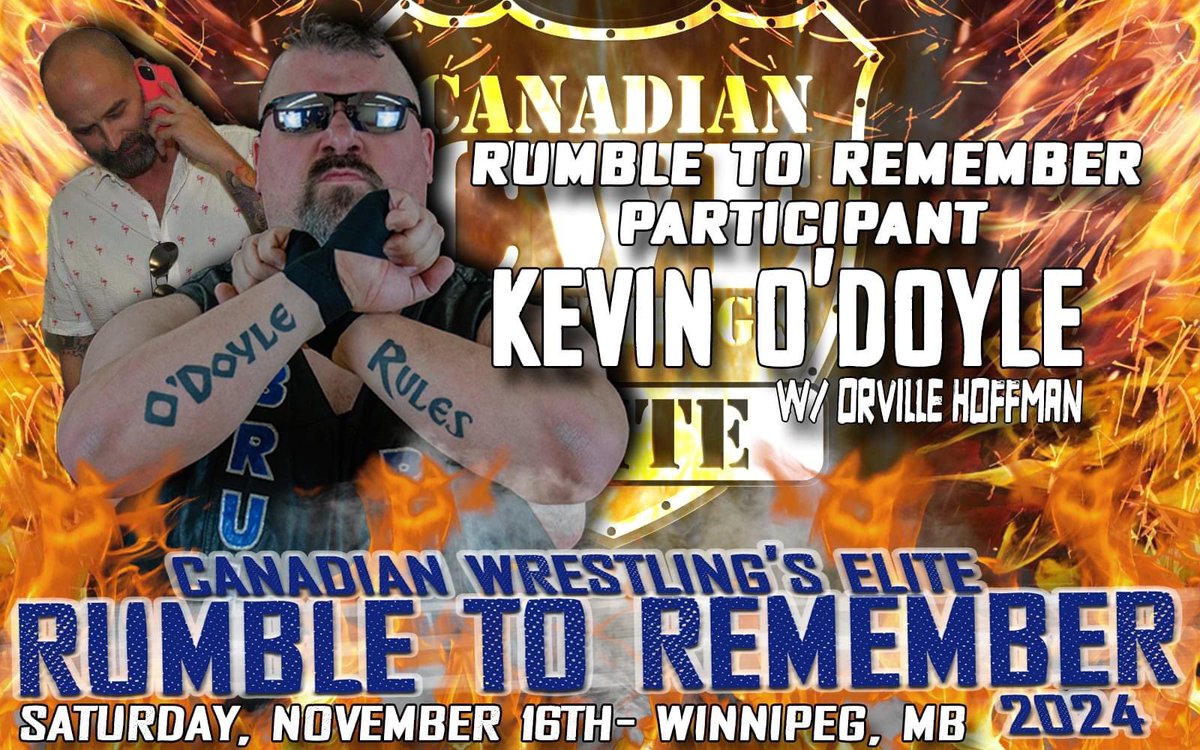Saturday night I am going to win the Rumble. O’DOYLE RULES