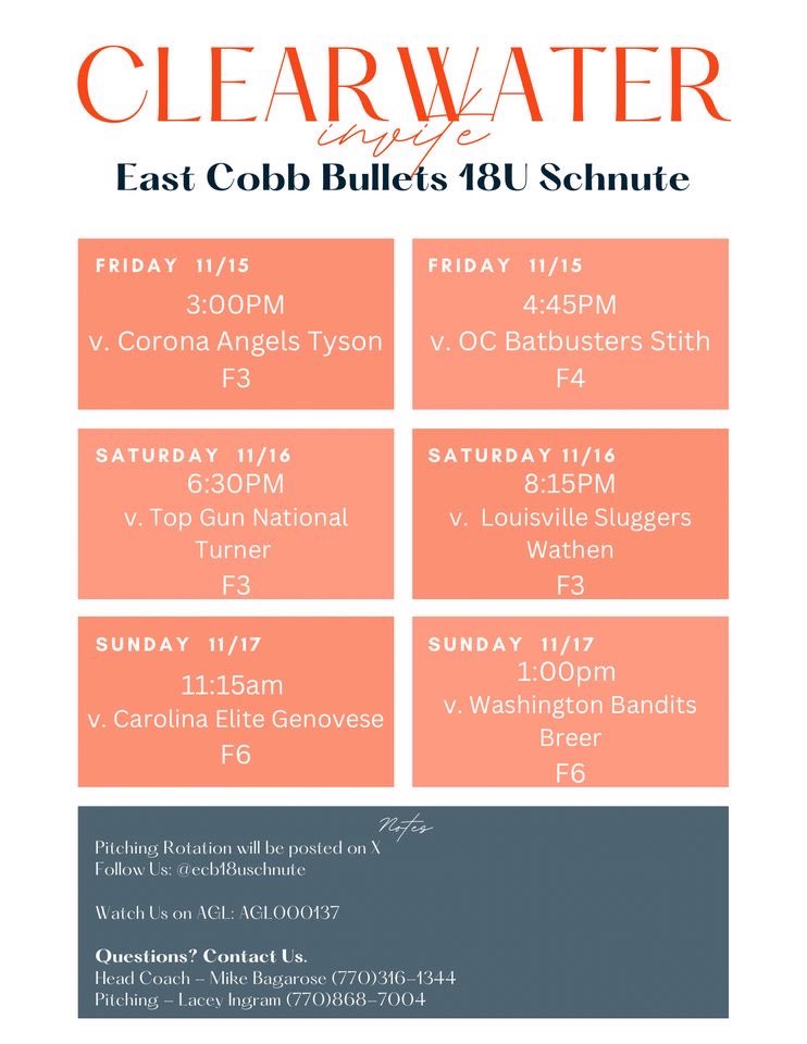 Come check out the team in FL this weekend 🥎  Go Bullets!!!