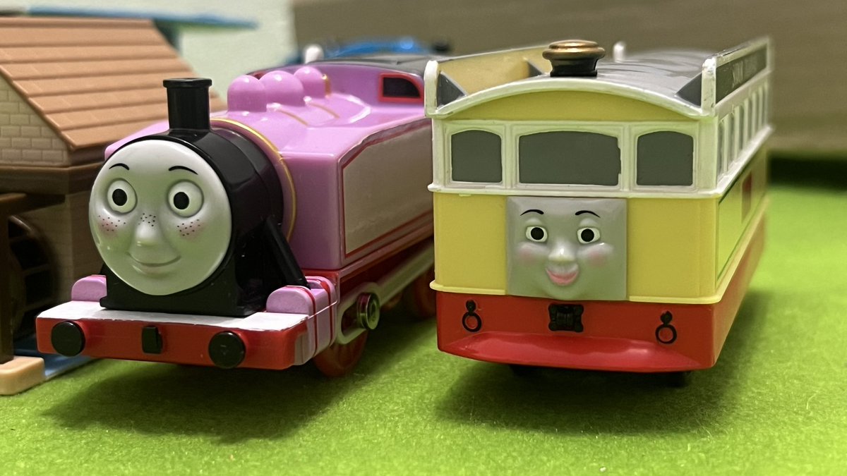 PlarailThomas's tweet image. ADDED SOME AMAZING ENGINES TO THE CAST!!!  I’ve always wanted to add the blush to Rosie!! :3 #Plarail #Trackmaster #Tomy