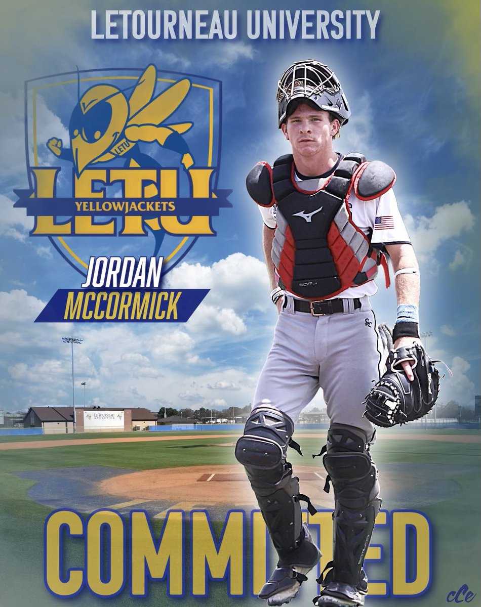 JLMcCormick25's tweet photo. First and foremost I would like to thank God for the blessings and opportunities he has given me up to this point. Secondly l'd like to thank my parents and family for all the sacrifices they have made, to my coaches who have pushed me to be the ball player I am today, and to my friends and teammates who stuck with me through it all. Lastly l'd like to thank the LETU coaching staff for making LETU feel like a family. With that being said I am extremely excited and blessed to announce that I will be furthering my athletic and academic career at LeTourneau University!! Go Yellowjackets!! @LETU_Baseball @Coach_Skip24 @Coach_Wood14 @HAdelgren17 @CoachPhillips28 @Fulshear_Bsball @ScorpionsBsb1