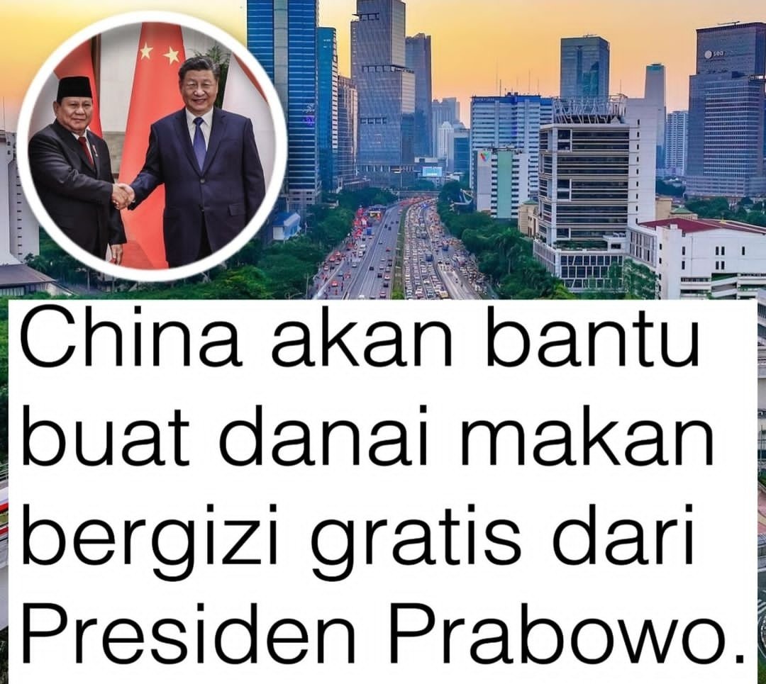 threadpedia's tweet photo. "Ya, mereka (pemerintah Tiongkok) akan men-support karena mereka juga sudah melaksanakan makan bergizi di sini," kata Menteri Koordinator Bidang Perekonomian Airlangga Hartarto, yang dikutip dari siaran pers Tim Media Prabowo Subianto pada hari Senin https://t.co/c9uIQnSvq7