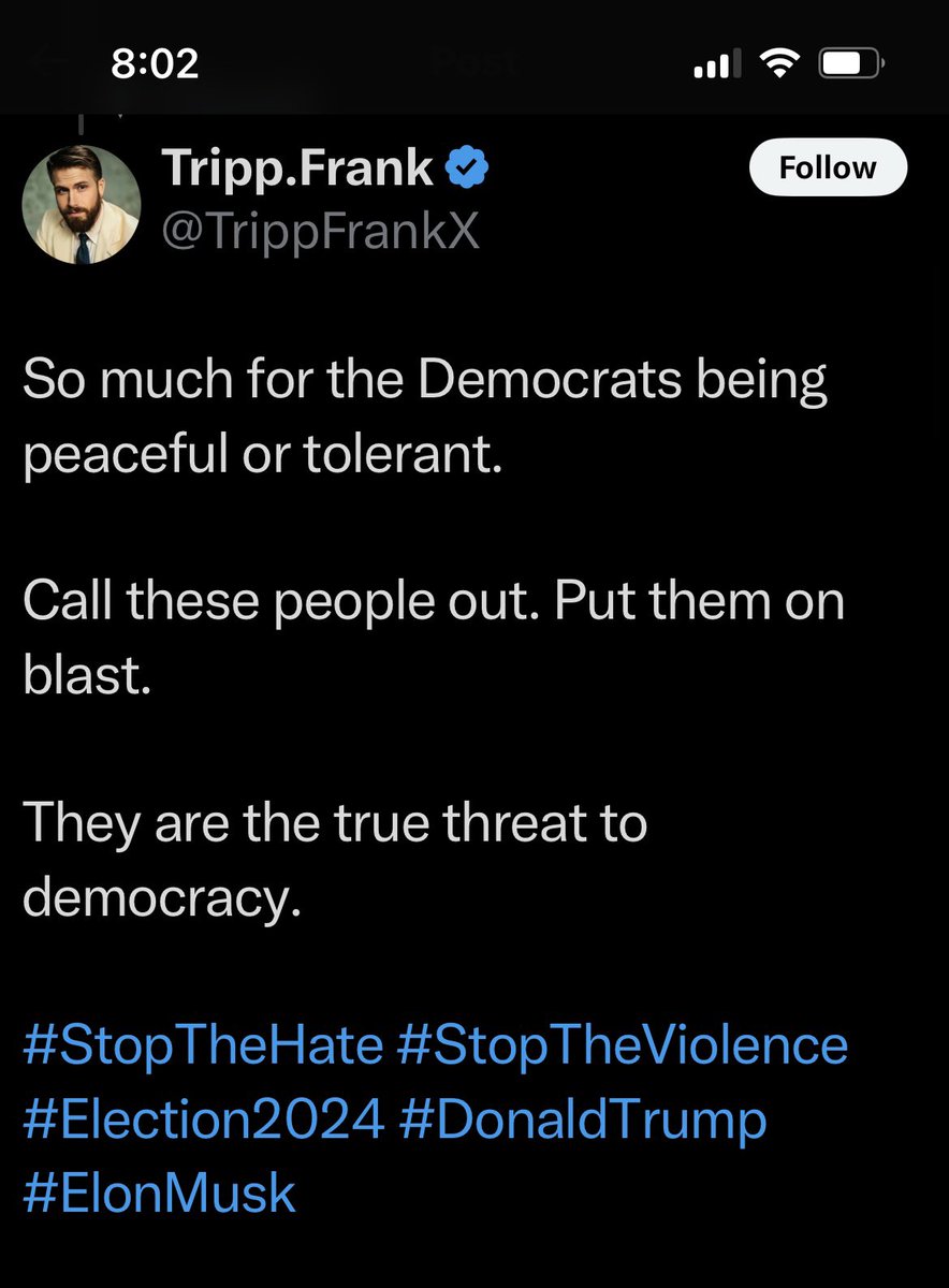 Damn it’s such a great feeling when a cowardly troll like this nobody  Tripp.Frank blocks you on Twitter just because you bombed them with a little truth! This is the best I’ve felt in a week.