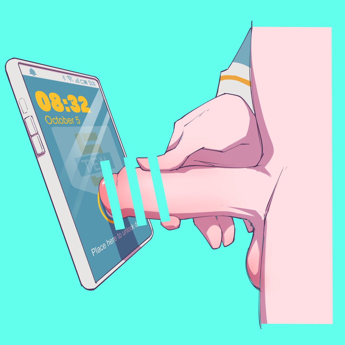 hej_510's tweet photo. i mean if fingerprints can be used to unlock your phone, surely this should also work right? https://t.co/VAymPzc1Zc