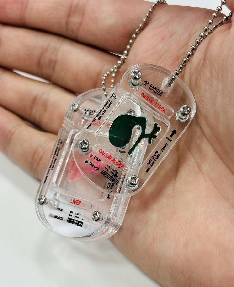 臓器タグの新入り、胆嚢です！

#デザフェス60 
#デザインフェスタ