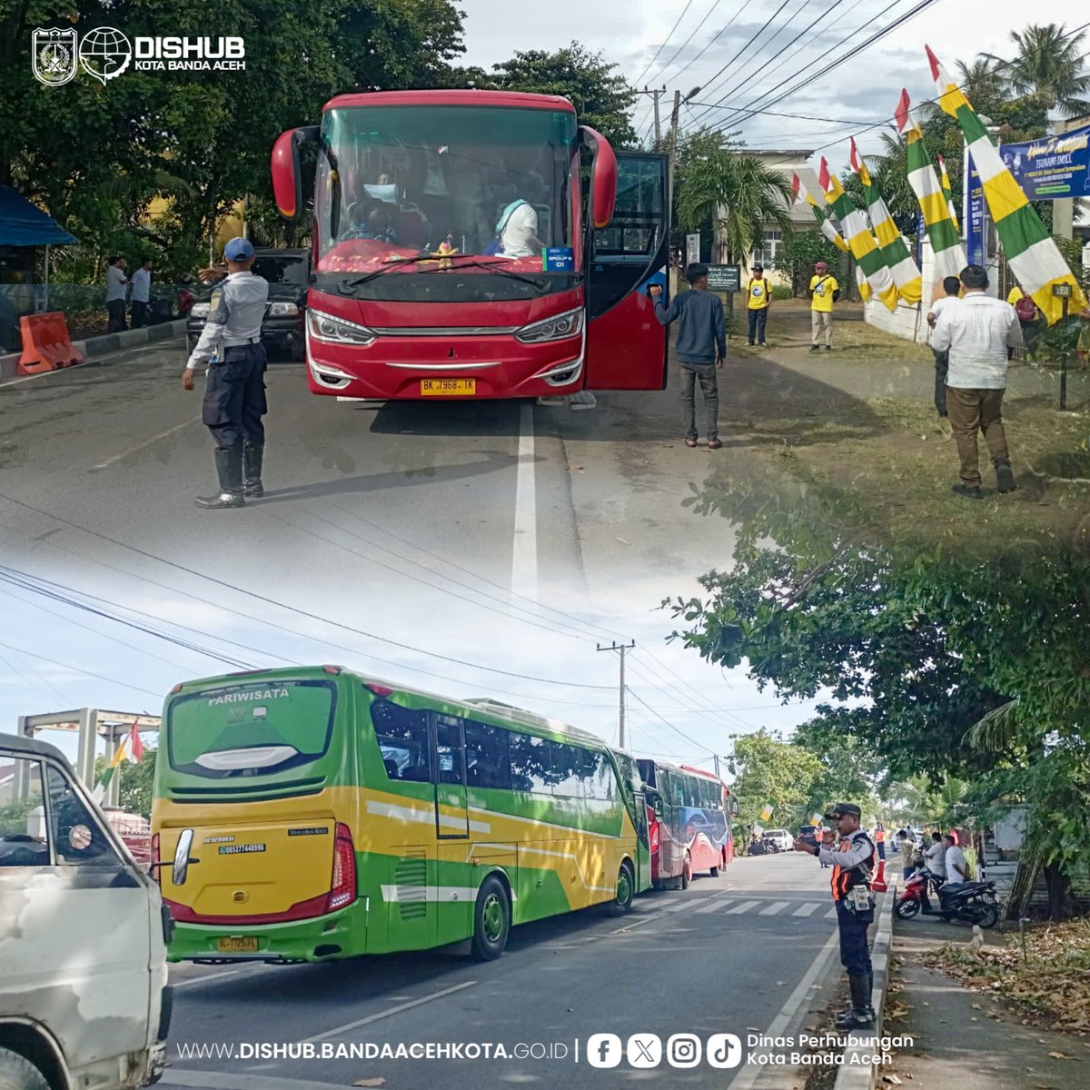 dishub_bna's tweet photo. Giat pengaturan lalu lintas dalam rangka kegiatan acara Tsunami Drill di Gampong Deah Glumpang, Rabu (13/11).

#DishubBNA
#PengaturanLaluLintas
#TsunamiDrill
#BandaAceh https://t.co/DO6rKKooTQ