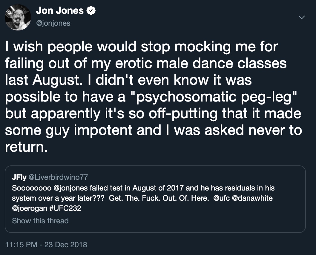 jonjones's tweet photo. Since Bones is fighting this week, here are a few more from the #wrongjonjones archives. https://t.co/4whH1ByuIP