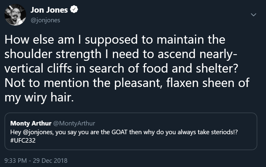 jonjones's tweet photo. Since Bones is fighting this week, here are a few more from the #wrongjonjones archives. https://t.co/4whH1ByuIP