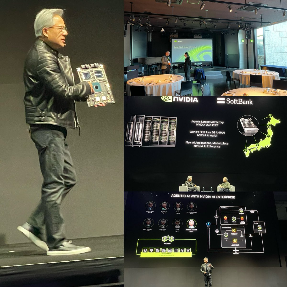 It is a great honor that Professor Guo have been invited to join NIVIDIA AI SUMMIT, as agriculture AI scientist, join Researchers Breakfast with NVIDIA &amp; listen the Fireside Chat(Huang &amp; Son) at front. “AI will not not take your job, AI used by somebody else will take your job! ”
