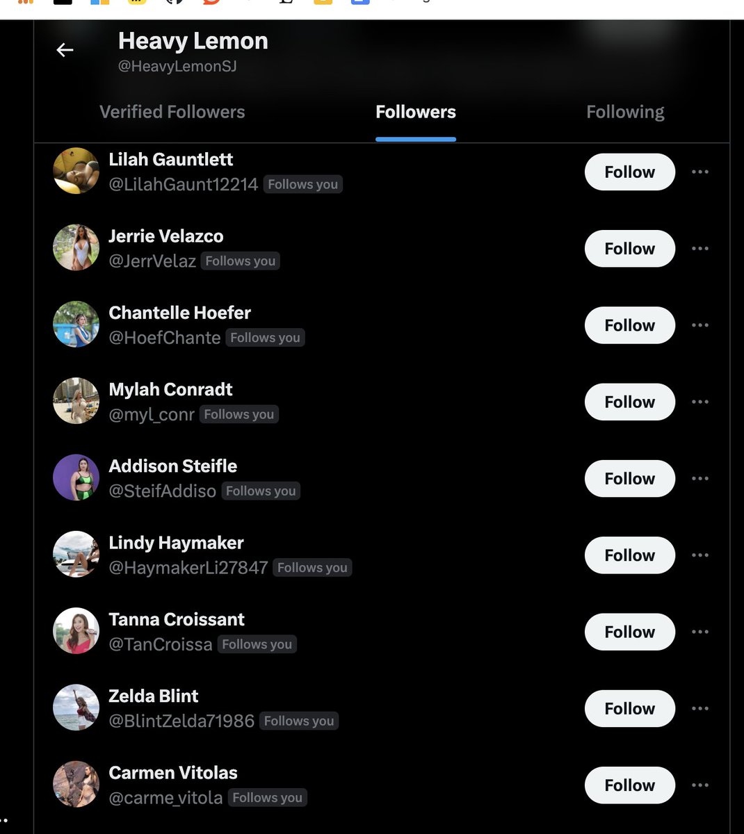 why do soooo many OF bots keep following this account I did not anything weird I swear lol