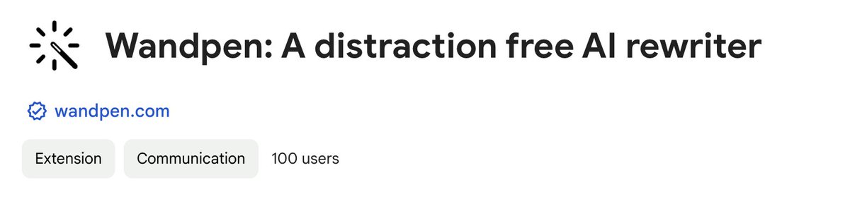 Wandpen: AI Chat & Writing assistant for Chrome tweet media