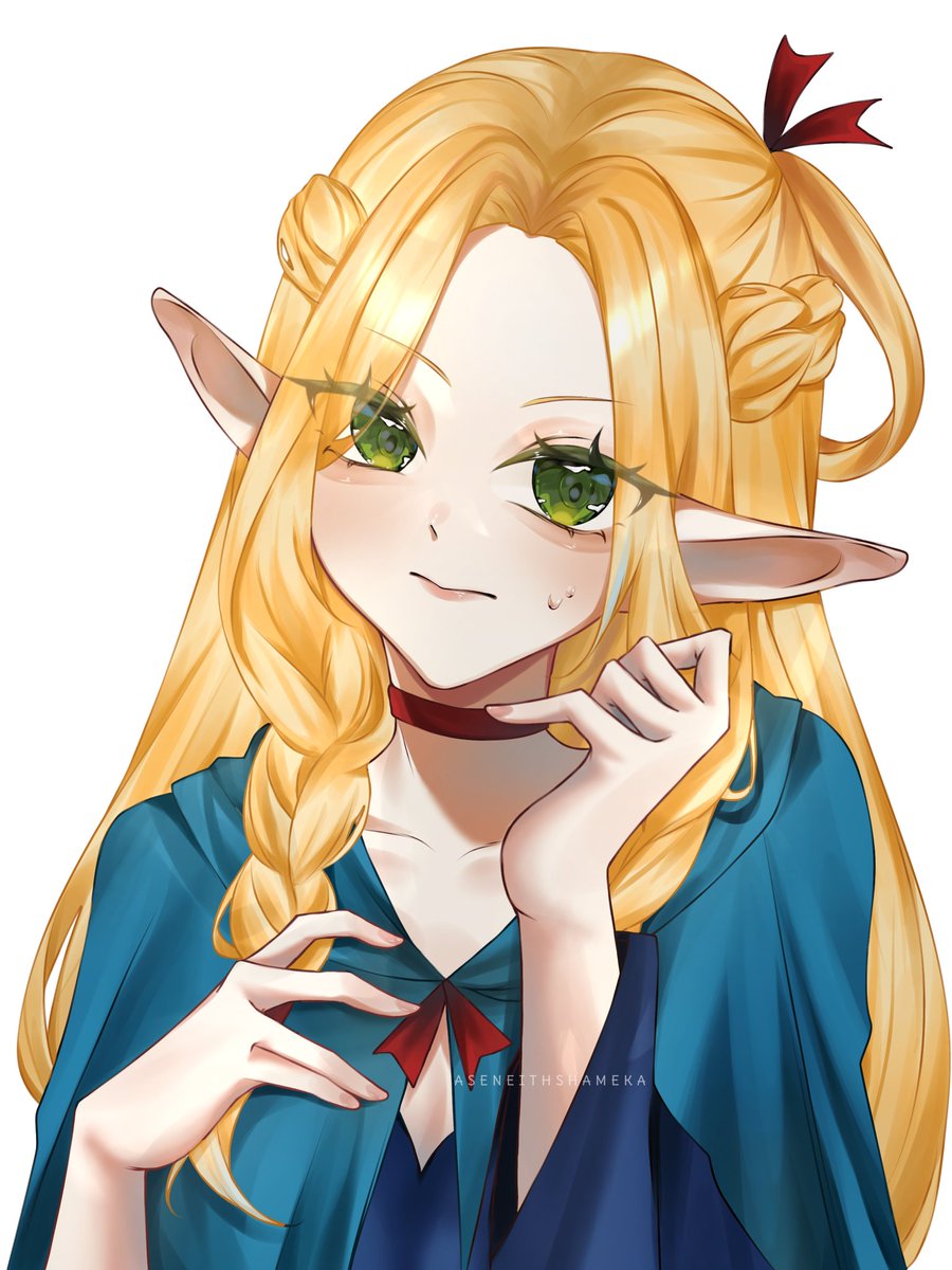 AseneithShameka's tweet photo. Marcille 🧚‍♀️ #dungeonmeshi #marcille #animedigitalart #fanart https://t.co/CM1ne3mxGS
