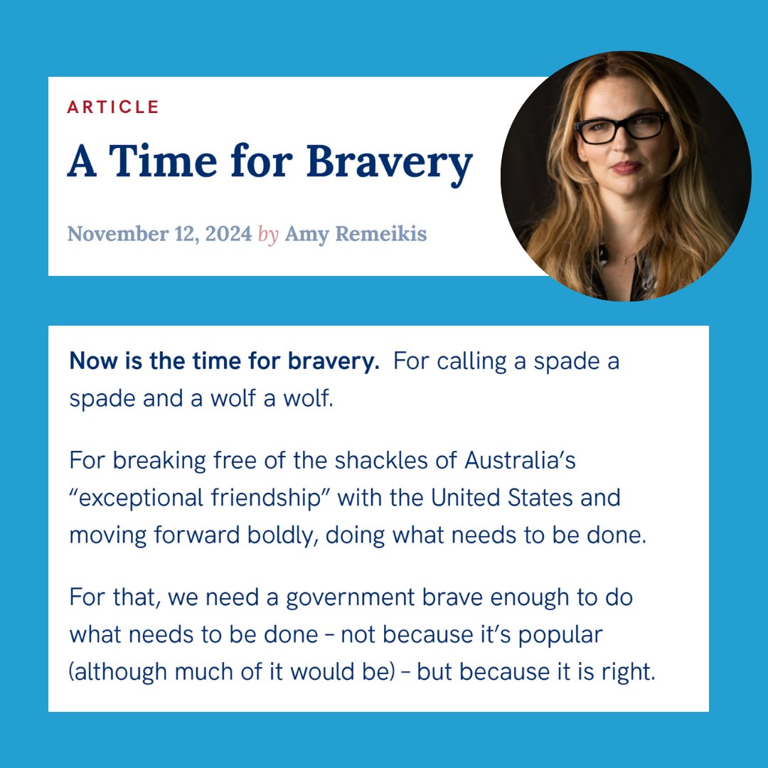 TheAusInstitute's tweet photo. "Power tends to be happy with the status quo. It won’t shift for what’s fair. It only shifts when people force it."

@AmyRemeikis writes in her first column for @TheAusInstitute. #auspol

Read: 
https://t.co/ipYZUUYaUH https://t.co/ei8Mdd7DdJ
