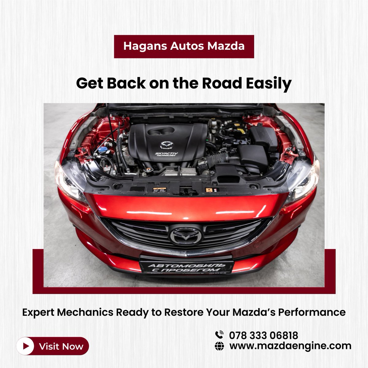 ColinHagan3's tweet photo. Get back on the road with confidence! Our expert mechanics are here to restore your Mazdaβs performance. π Ready to restore your ride?
#MazdaRestoration #GetBackOnTheRoad #MazdaPerformance #EngineRepair #ExpertMechanics #MazdaCare #DriveWithConfidence #MazdaService #EngineFix https://t.co/PNJAwuGati