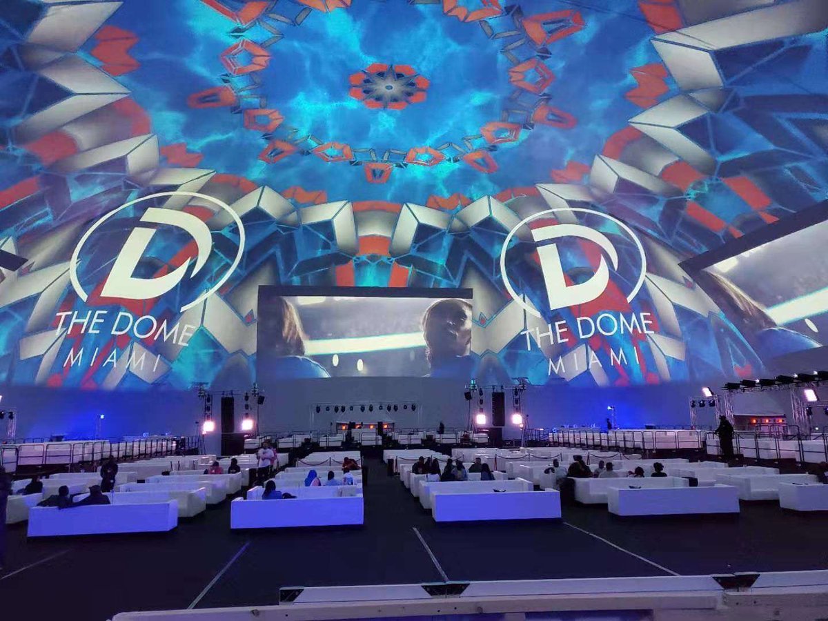 broadwe41362782's tweet photo. #projectiondome #MiamiFL #SuperBowl #broadwellairdome https://t.co/QpVfJjHV7U