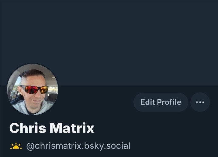 _ChrisMatrix's tweet image. Where my BlueSky peeps at?