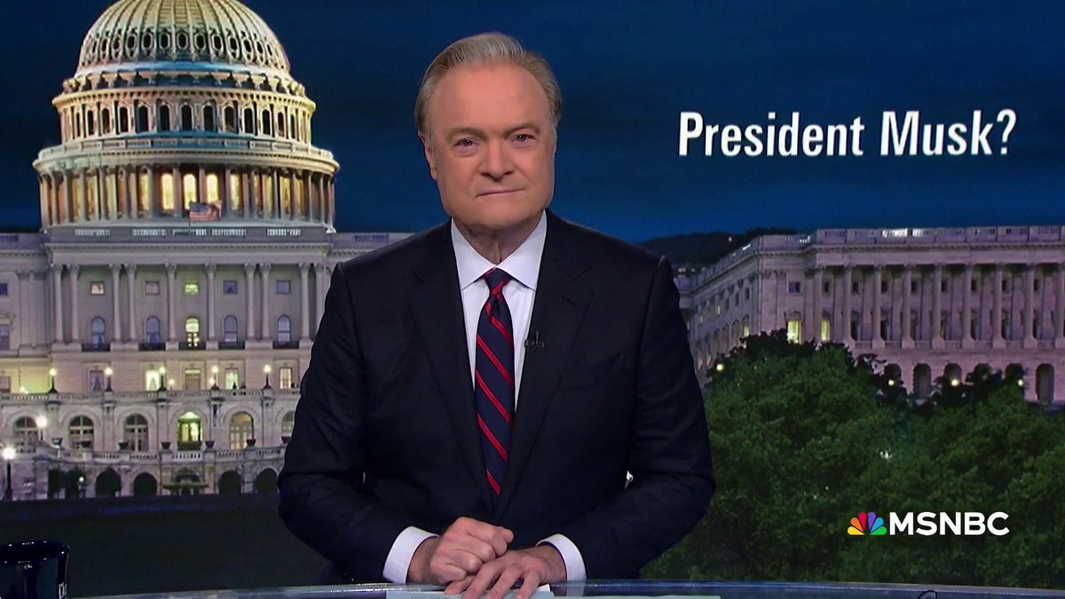TheLastWord's tweet photo. .@Lawrence: Elon Musk suffered a humiliating demotion by Donald Trump https://t.co/WxAixrOzEW https://t.co/yMiqLWIp18