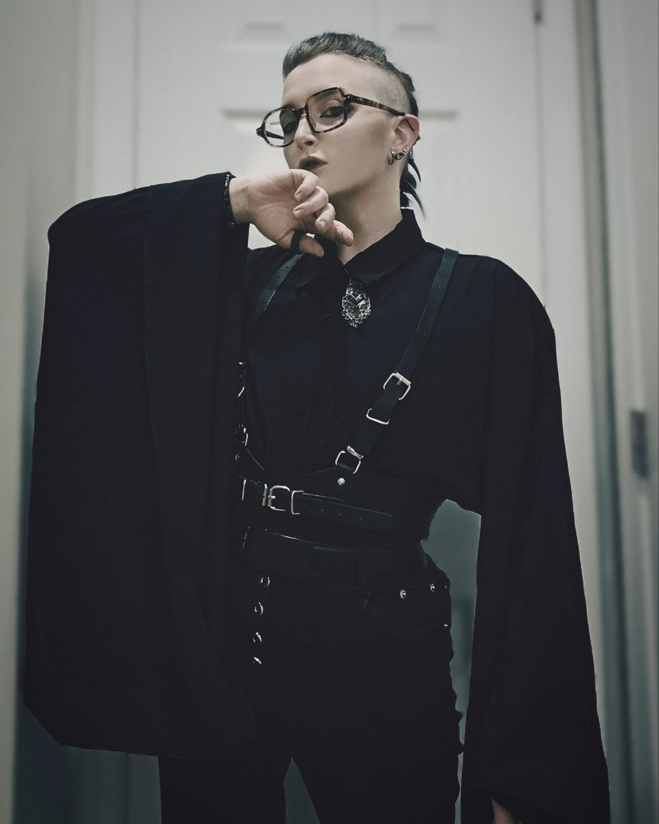 Didn't want to wear a dress to a wedding, so I decided to scare people with weak constitutions in church