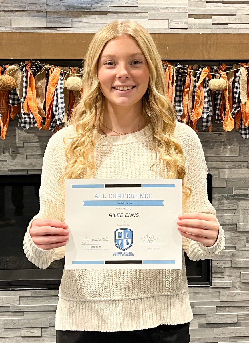 I am honored to have earned MCAA 1st Team All Conference for the second straight year and be named a varsity captain for the 2025 season!!! #perseverance #shegaveverything #eyesup #volleyball #setter2027