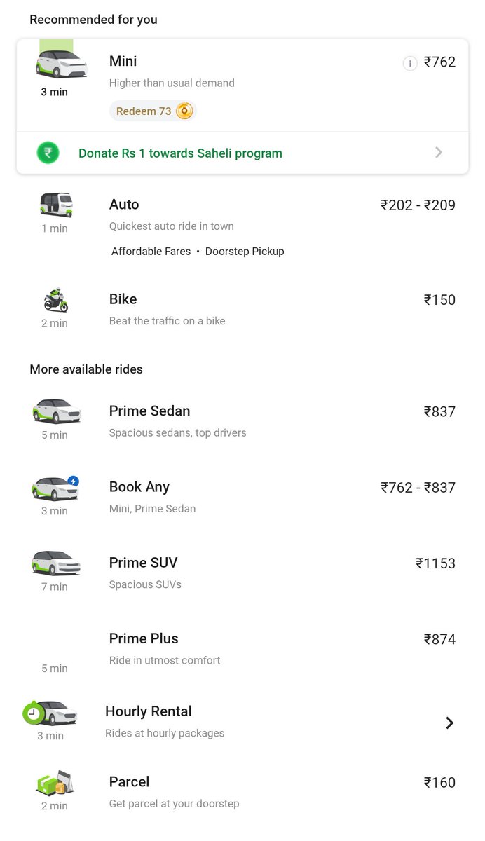 unfilter_coffee's tweet photo. @ola_supports And the issue continues. Something is seriously wrong with Ola algorithm. Rs 762 for 12 km, that too on Mini Ride. That's Rs 63.5 per km. @Olacabs @bhash please look into this. This is extortion. Maybe it's time to bring back Ola pass. https://t.co/lRAANUBwn1