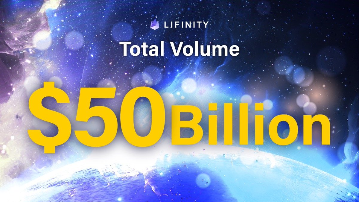 Lifinity_io's tweet image. Less than a year later, we have 10xed our total volume 🤩

Wen $500 billy?