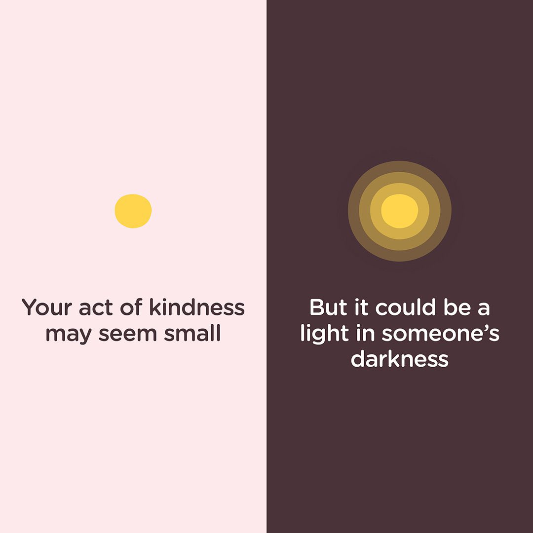 Happy World Kindness Day! Let’s light up others' lives with kindness; whether a smile, a compliment, or a small help, your kindness matters!