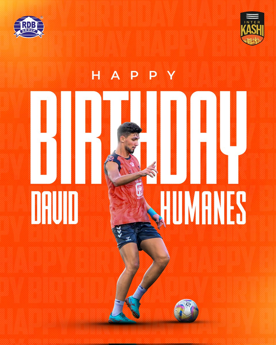 Wishing our defensive wall David Humanes a very happy birthday 🎂🎉 

#IndianFootball #InterKashi #ILeague #HarHarKashi #Kashi #UttarPradesh #HappyBirthday
