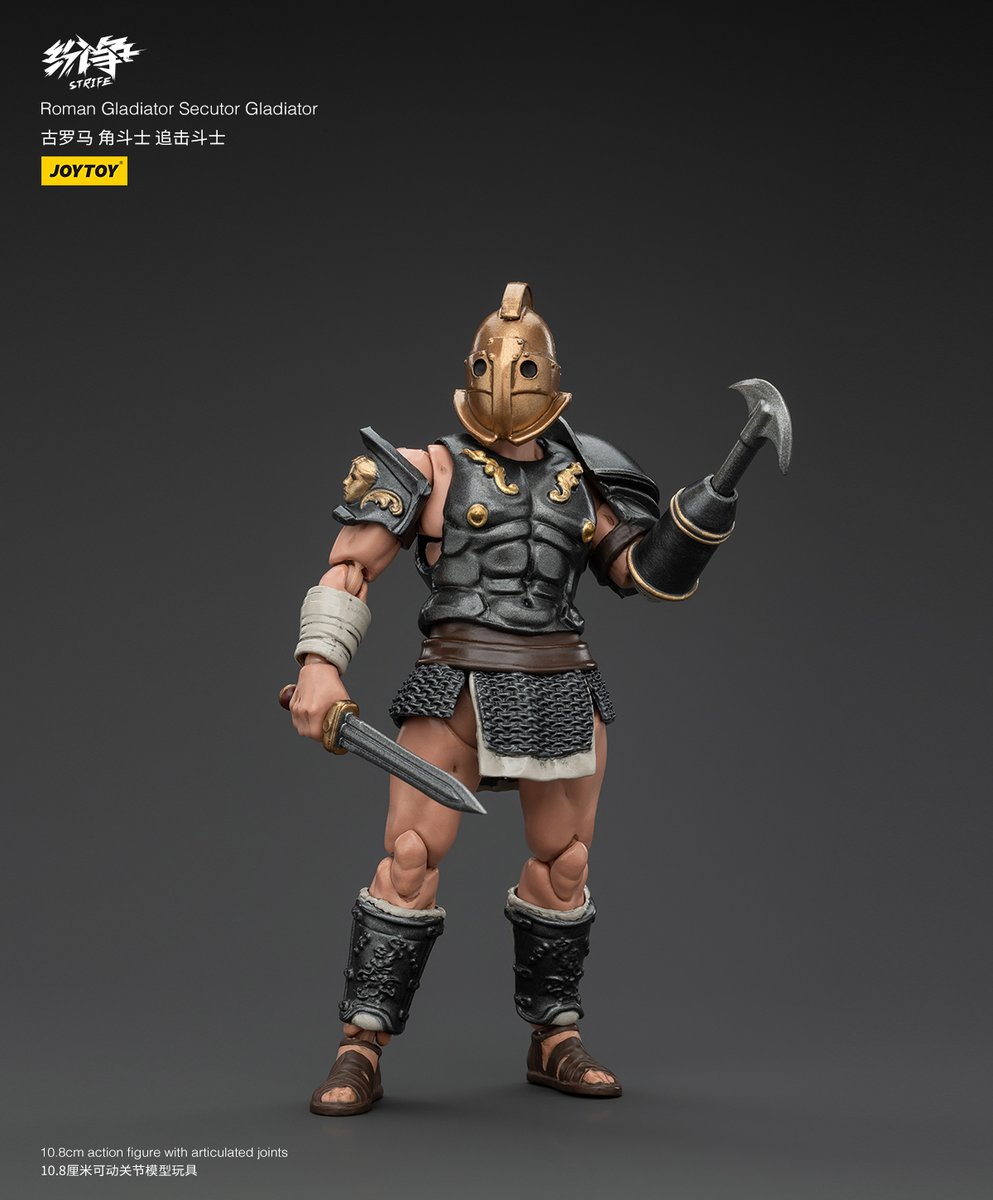 Joytoy_official's tweet photo. Roman Gladiator Secutor Gladiator
#RomanLegions #AncientRome #HistoricalToys #RomanRepublic #MilitaryHistory #CollectibleToys #ClassicalEra #RomanCulture https://t.co/4wcFHb07Zl