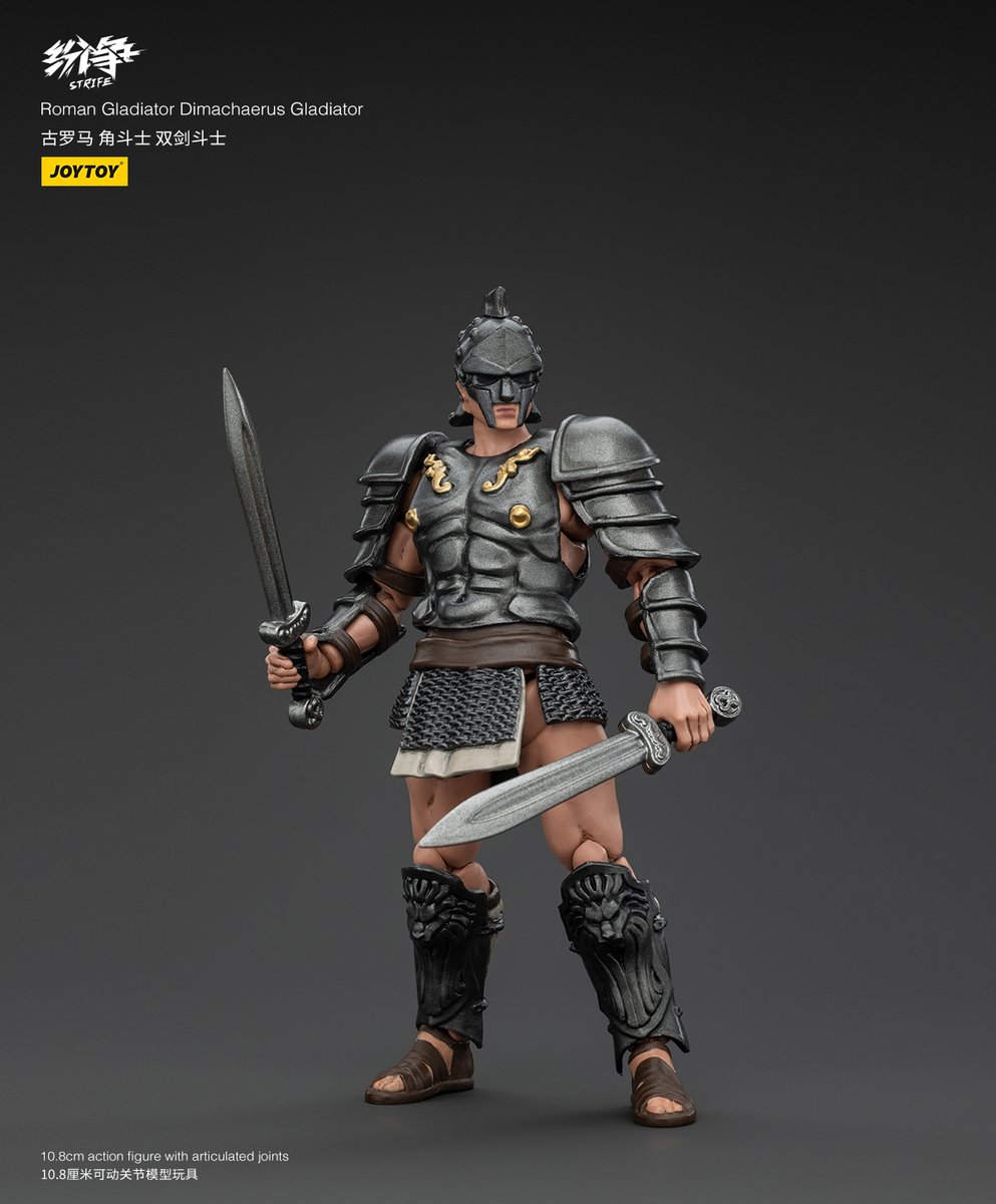 Joytoy_official's tweet photo. Roman Gladiator Dimachaerus Gladiator
#RomanLegions #AncientRome #HistoricalToys #RomanRepublic #MilitaryHistory #CollectibleToys #ClassicalEra #RomanCulture https://t.co/TXag8qn8om