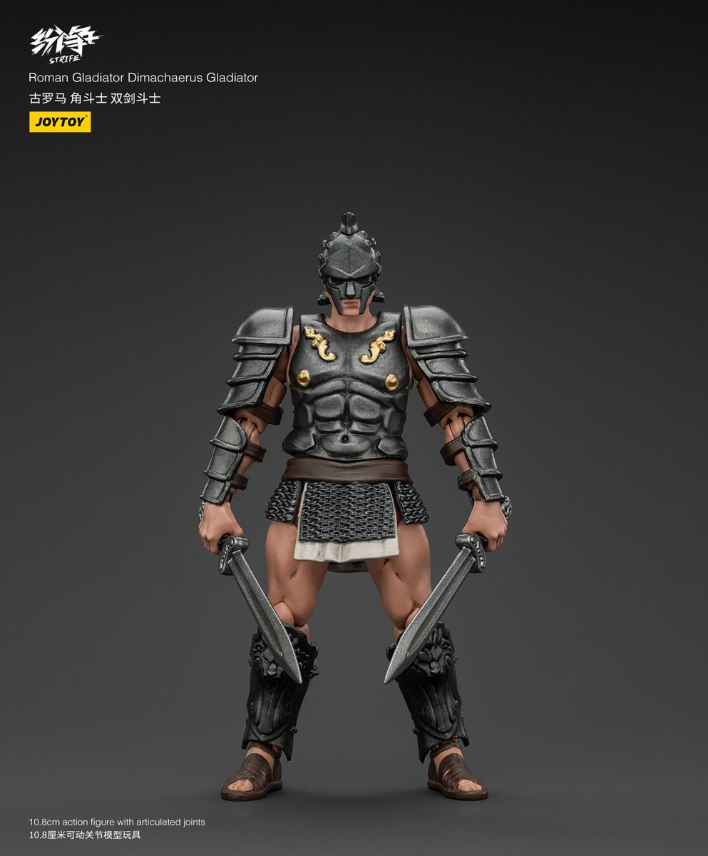 Joytoy_official's tweet photo. Roman Gladiator Dimachaerus Gladiator
#RomanLegions #AncientRome #HistoricalToys #RomanRepublic #MilitaryHistory #CollectibleToys #ClassicalEra #RomanCulture https://t.co/TXag8qn8om