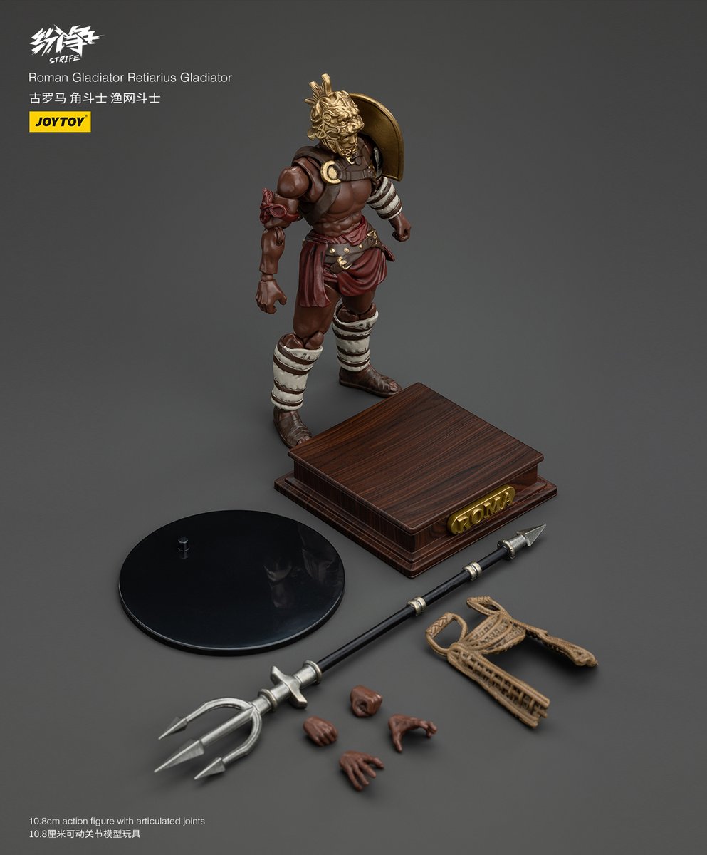 Joytoy_official's tweet photo. Roman Gladiator Retiarius Gladiator
#RomanLegions #AncientRome #HistoricalToys #RomanRepublic #MilitaryHistory #CollectibleToys #ClassicalEra #RomanCulture https://t.co/1ug0EgvyF9