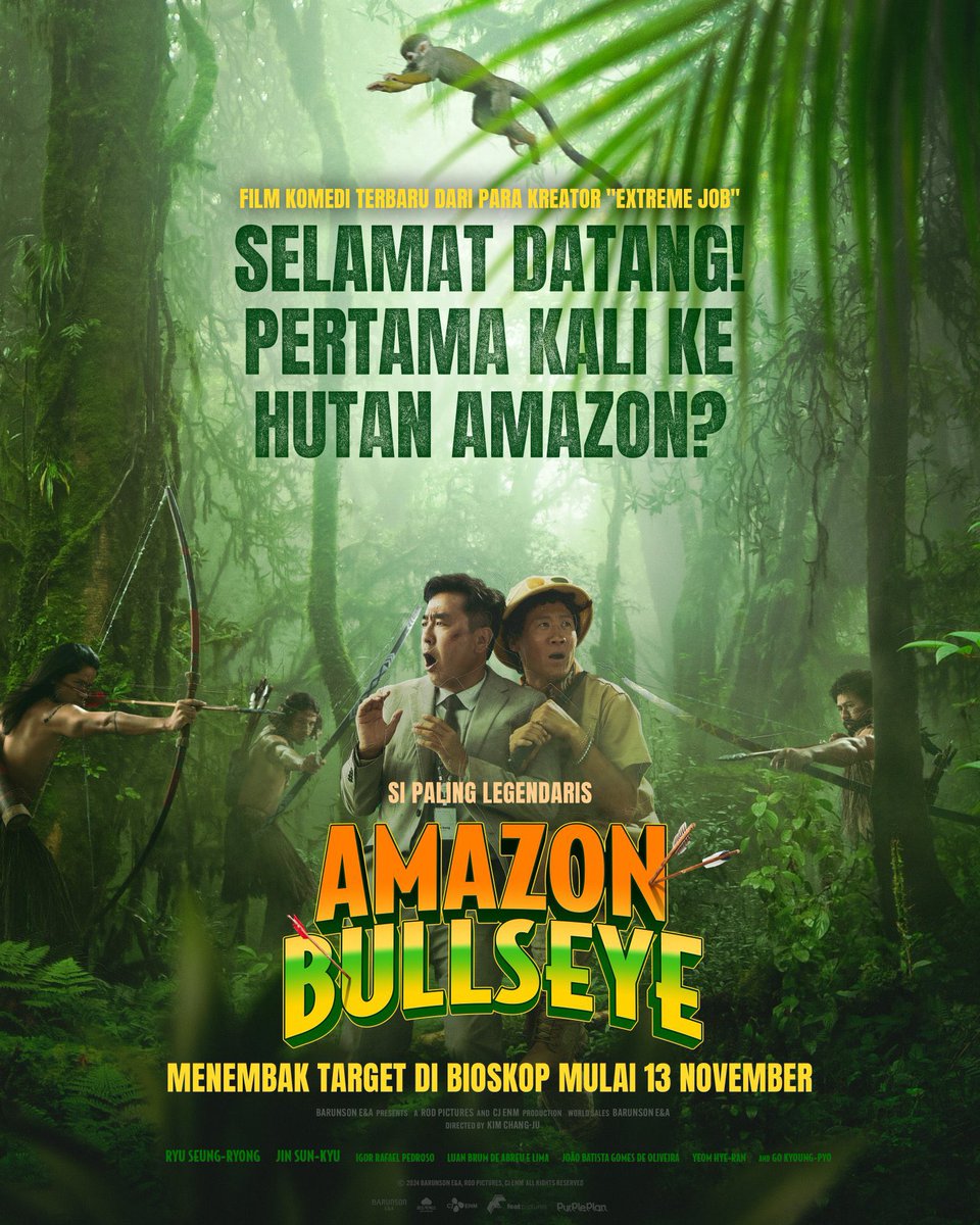 HabisNontonFilm's tweet photo. Sepanjang nonton AMAZON BULLSEYE dibikin capek ketawa. Sengakak itu 🤣

Bukan cuma komedinya yg banyak &amp; gak berhenti2, tapi porsi dramanya juga kena ke hati.

Performa Ryu Seung-Ryong ama Jin Sun-Kyu gak perlu diraguin. Mereka gak ngomong aja, tingkahnya kocak bikin gemes. https://t.co/rkOIB9t3Tv