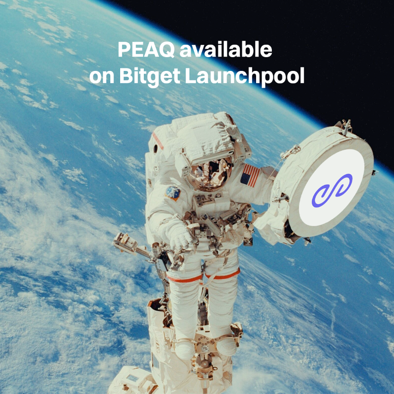 bitget's tweet photo. Feeling empowered 🚀

Win a share of $500 in $PEAQ:
✅ Follow @Bitgetglobal &amp; @peaq
✅ RT &amp; tag friends with #PEAQListBitget #BitgetLaunchpool