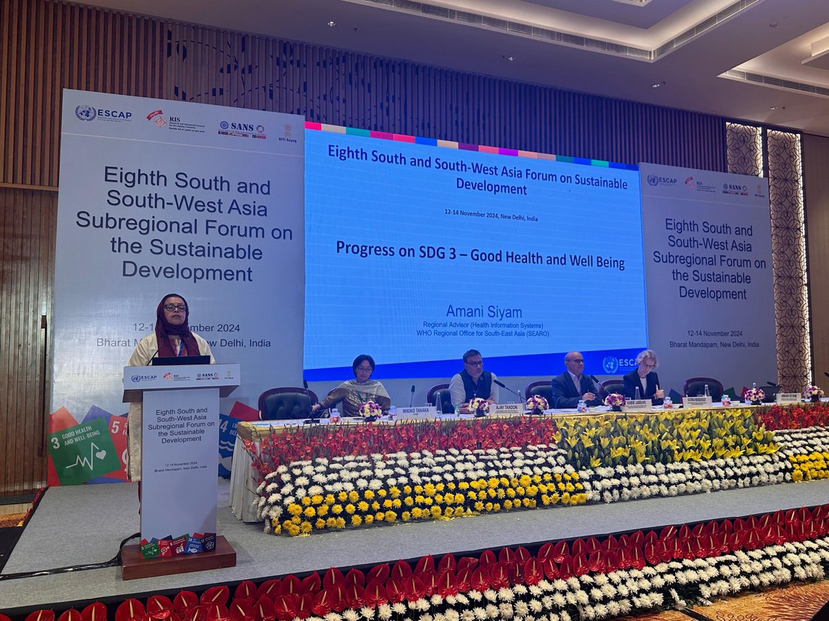 📢SDG 3 Session⚕️ 

Our sessions reported on crucial health disparities across the region, calling for greater investments to reduce out-of-pocket costs &amp; promote universal health coverage. #HealthFinancing &amp; equitable access must remain key priorities. #SDG3

#SDGForumSSWA8