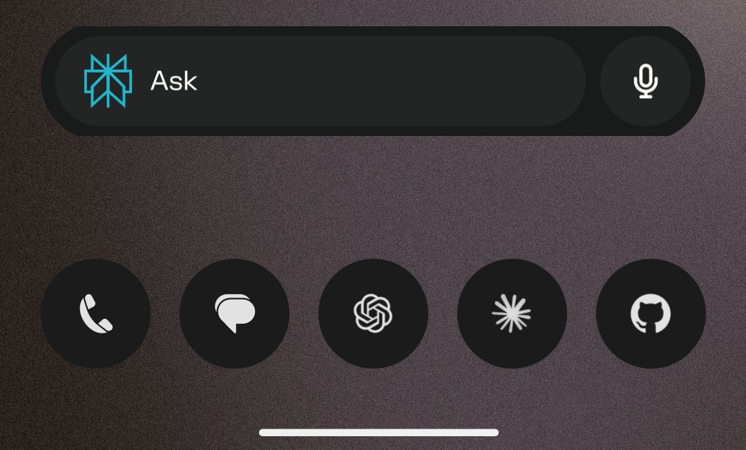 So I guess the world has already changed! Search and news is so good with <a href="/perplexity_ai/">Perplexity</a>, it's hard to replace the incumbent because it's mostly baked into your OS and your workflow. 

cc: <a href="/nothing/">Nothing</a> you gotta let go of Google and let users pick what they want for their search.