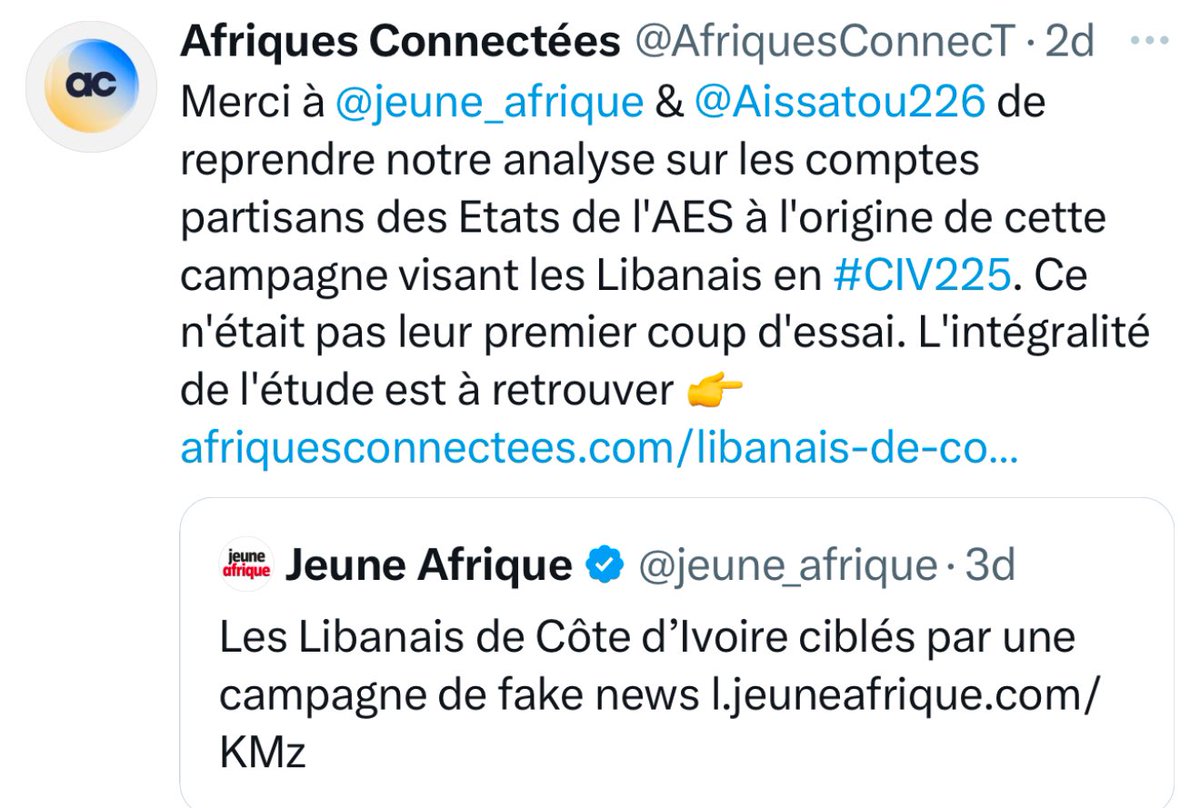 Préparez-vous : je vais bientôt publier un article explosif sur Afriques Connectées, cette machine à arnaques qui utilise l’Afrique comme terrain de prédation ! En complicité avec certains médias, cette entreprise se remplit les poches en manipulant, diffamant et mentant.