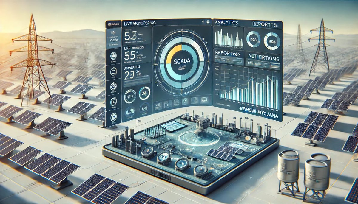CroceateEnergy's tweet photo. Empowering Solar with Real-Time Insights! 🌞

#PMKusumYojana #SolarEnergy #SolarSCADA #SCADASolutions #CleanEnergyInnovation #RenewableEnergy #Croceate https://t.co/dIbpenxTcG