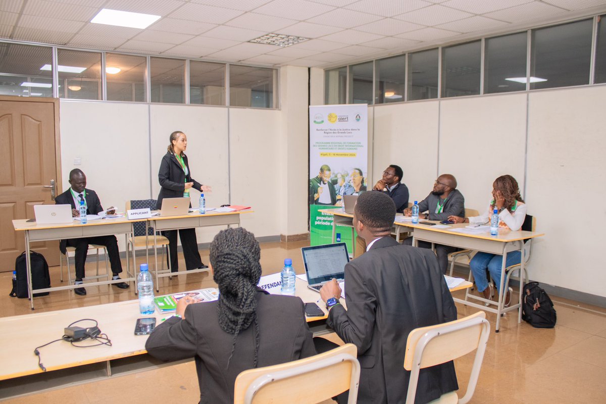 iPeace_GL's tweet photo. #HappeningNow
The 2nd round of the moot court competition (anglophone &amp; francophone tracks in parallel) is underway until early afternoon, with finalists to be announced this evening for the Grand Final at the Supreme Court of Rwanda tomorrow morning. #MootCourt #GLRTP2024 https://t.co/Cp8AdycpNv